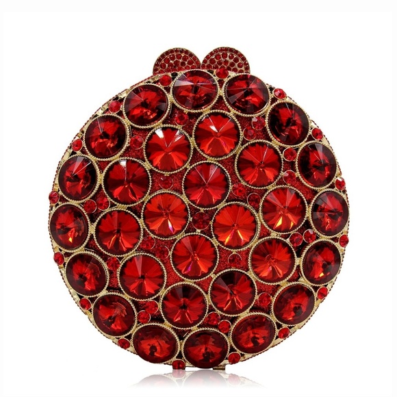 Ruby Rou Crystal Cutch - Picture 2 of 2